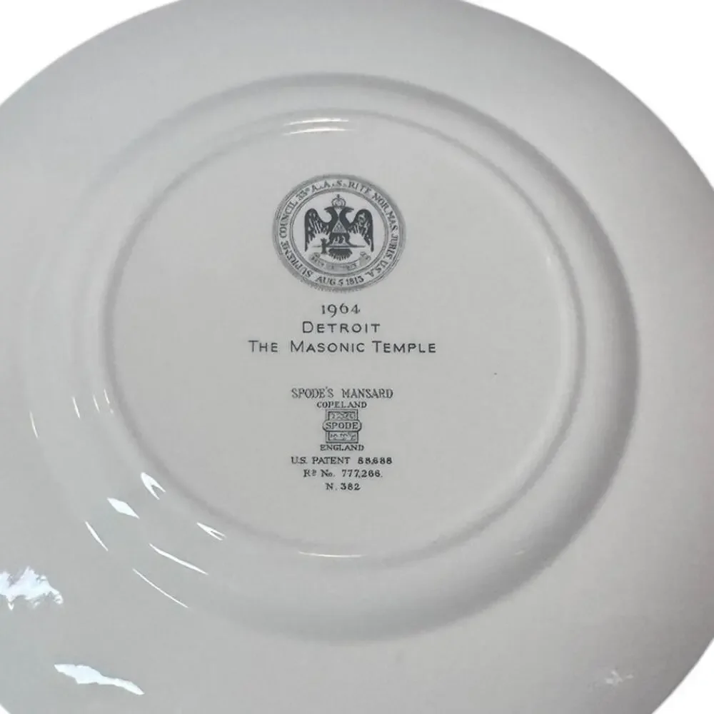 Copeland Spode Mansard set of 4‎ plates - 